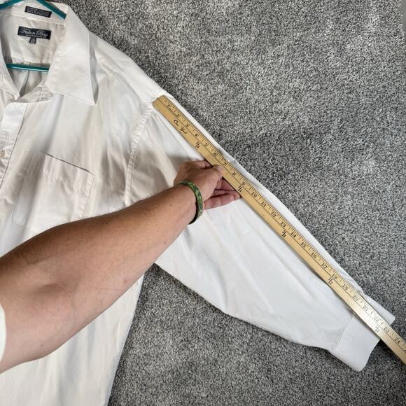 Falcon Bay Button Up Shirt Size 19 35/36 Big Classic Business Casual Minimalist - Picture 4 of 9